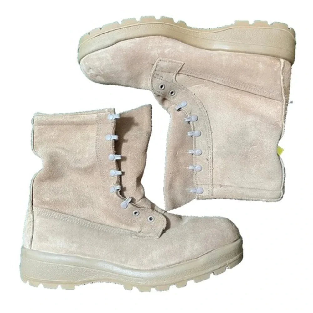 BELLEVILLE INTERMEDIATE COLD WET WEATHER (ICWR) TAN BOOTS SIZE 4.5 WIDE NWT GORE